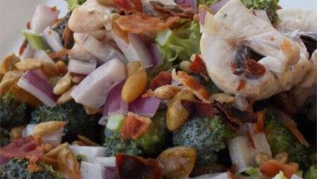 Mushroom Broccoli Salad