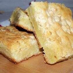 White Chocolate Blondie Brownies