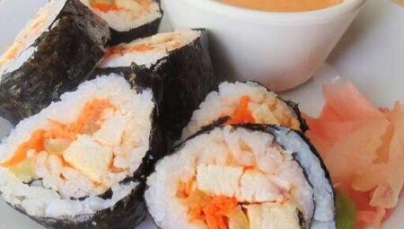 Buffalo Chicken Sushi Roll