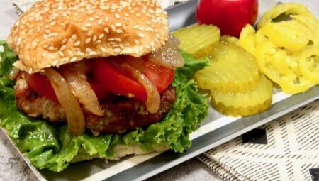 Turkey Burgers with Rice Krispies