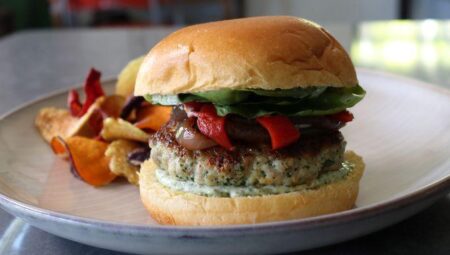 Chimichurri Chicken Burgers