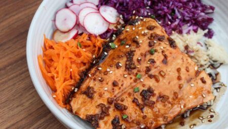 Teriyaki Salmon Bowl