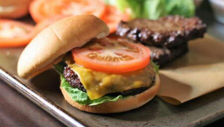 Air Fryer Hamburgers