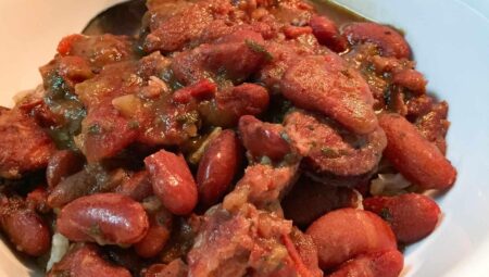 Pressure Cooker Red Beans and Sausage