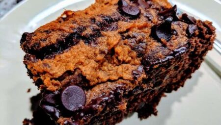 Vegan Pumpkin Brownie