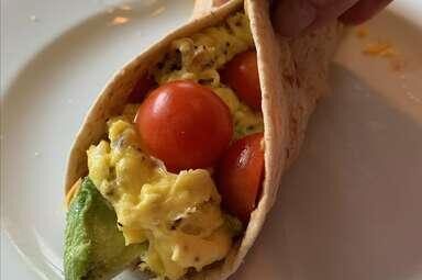 Avocado and Egg Breakfast Burrito