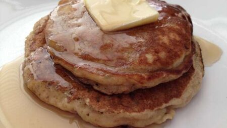 Banana Almond Pancakes