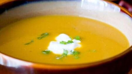 Butternut Squash Soup with Apple